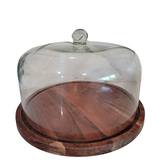 Hearth & Hand Other - Hearth and Hand with Magnolia Covered Cake Stand Storage Hearth and Hand Magnoli